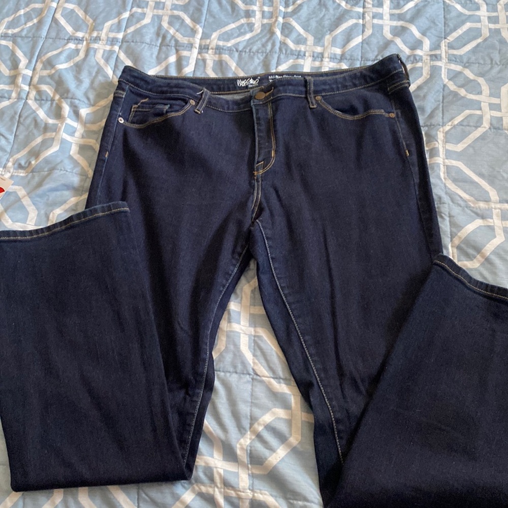 Mossimo mid rise skinny boot jeans